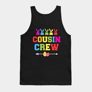 Happy easter cousin crew with cool bunnies and eggs Tank Top